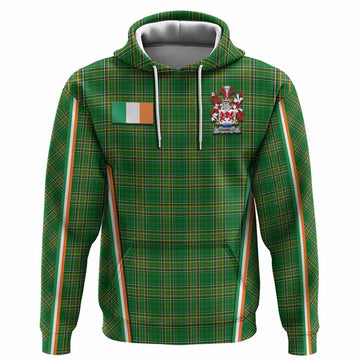 Donnelly Irish Clan Coat of Arm Tartan Hoodie Flag Style