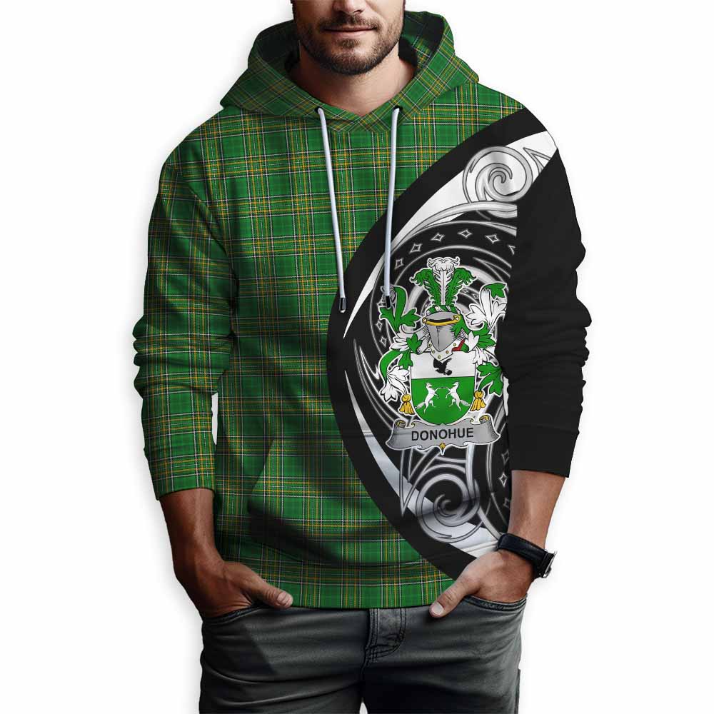Donohue Irish Clan Hoodie Celtic Circle Style Pullover Hoodie - Tartan Vibes Clothing