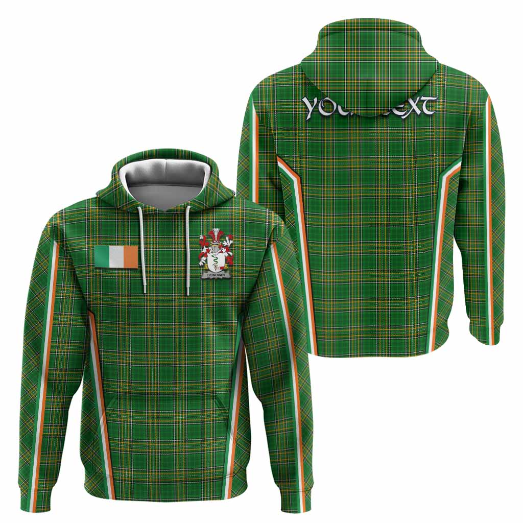 Donovan Irish Clan Coat of Arm Tartan Hoodie Flag Style