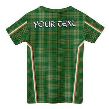 Dooley Irish Clan Coat of Arm Tartan Kid T-shirt Flag Style - Tartan Vibes Clothing