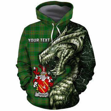 Dooley Irish Clan Cotton Hoodie Irish Roots Dragon Soul