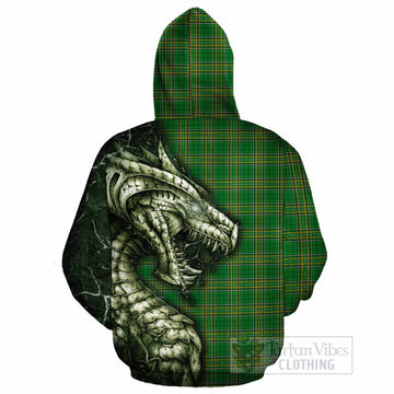 Dooley Irish Clan Cotton Hoodie Irish Roots Dragon Soul