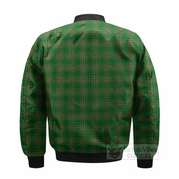 Dooley Irish Coat of Arms Tartan Bomber Jacket
