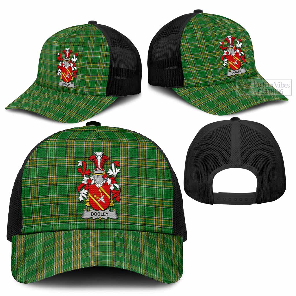 Dooley Irish Coat of Arms Tartan Mesh Trucker Cap