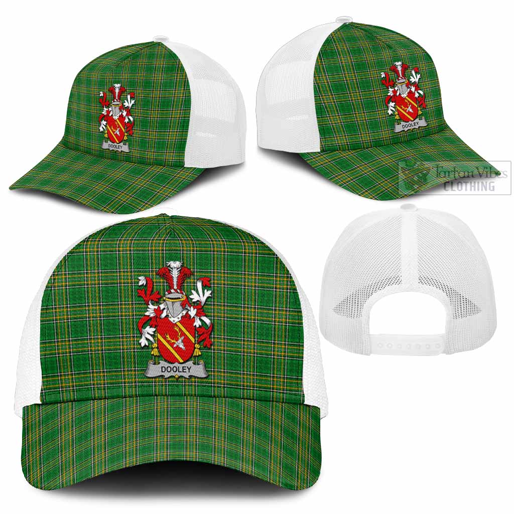 Dooley Irish Coat of Arms Tartan Mesh Trucker Cap