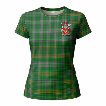 Dooley Irish Coat of Arms Tartan Women T shirt