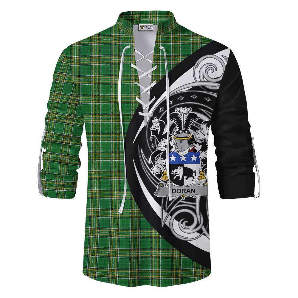 Doran Irish Clan Ghillie Kilt Shirt Celtic Circle Style Men - Tartan Vibes Clothing