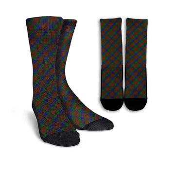 Dorward Tartan Crew Socks Cross Style Crew Socks - Tartan Vibes Clothing