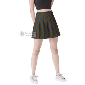 Dorward Dogwood Tartan Women's Plated Mini Skirt