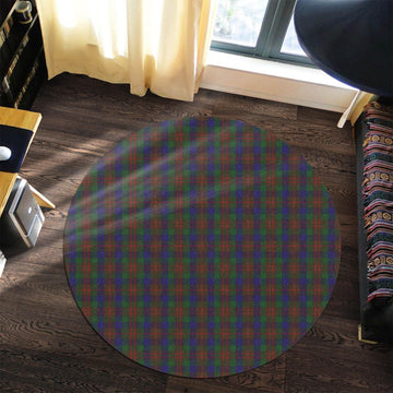 Dorward Tartan Round Rug Premium Round Rug - Tartan Vibes Clothing