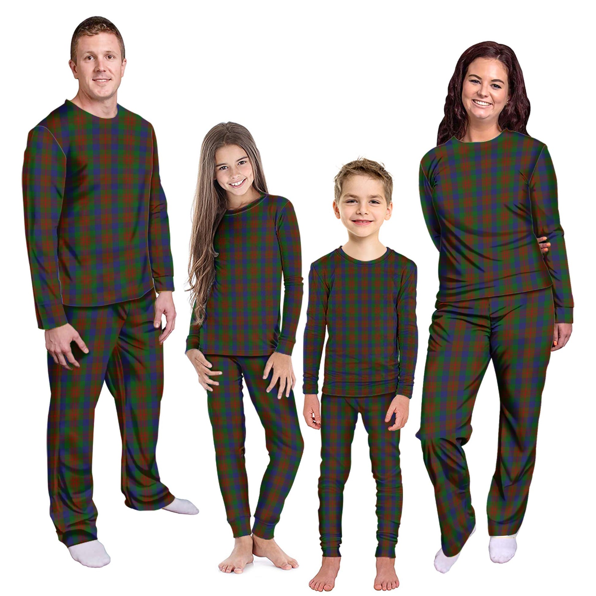 Dorward Tartan Pajamas Family Set Kid - Tartan Vibes Clothing