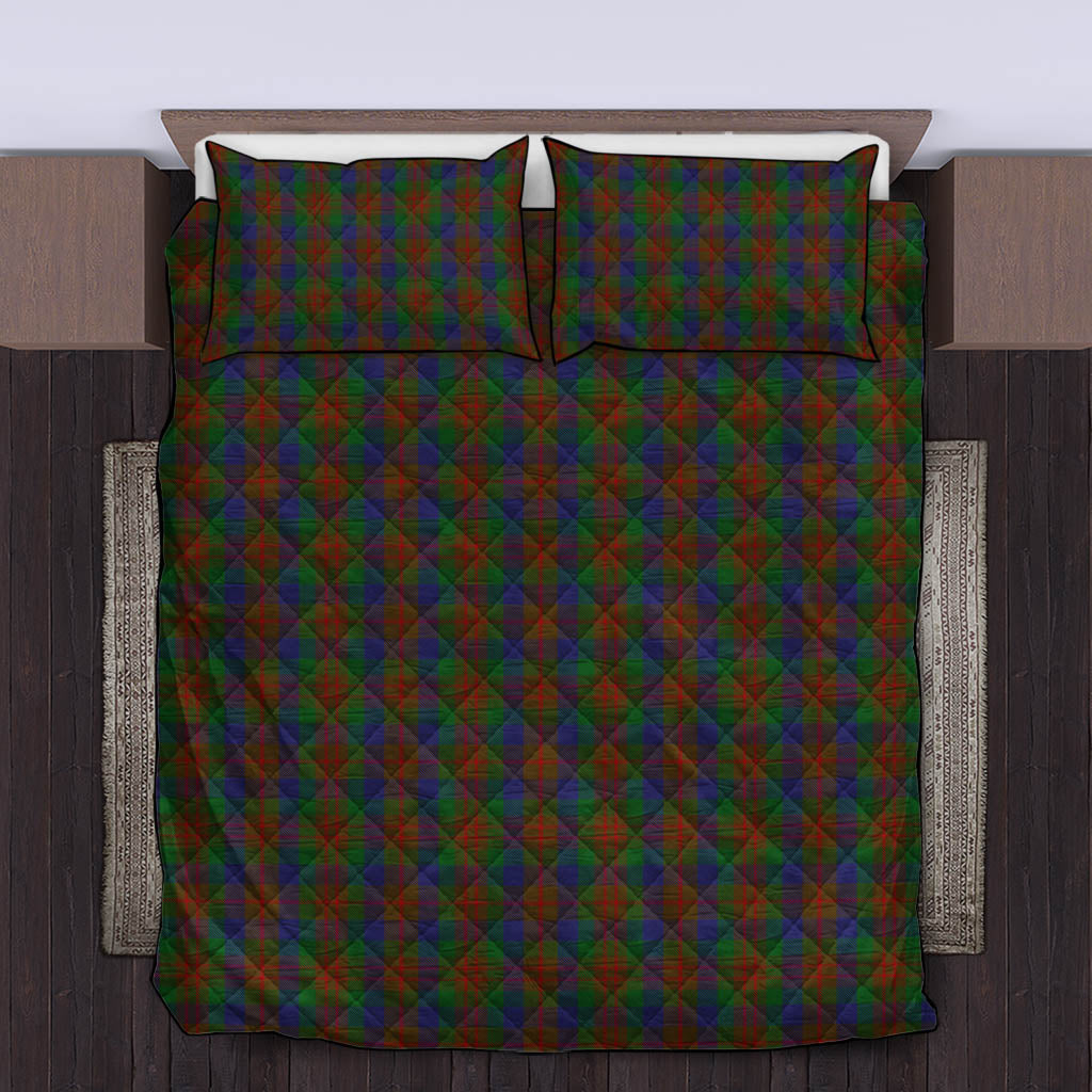Dorward Tartan Quilt Bed Set King - Tartan Vibes Clothing