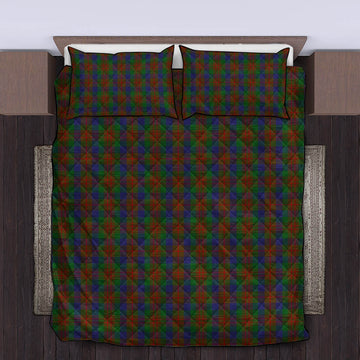 Dorward Tartan Quilt Bed Set King - Tartan Vibes Clothing