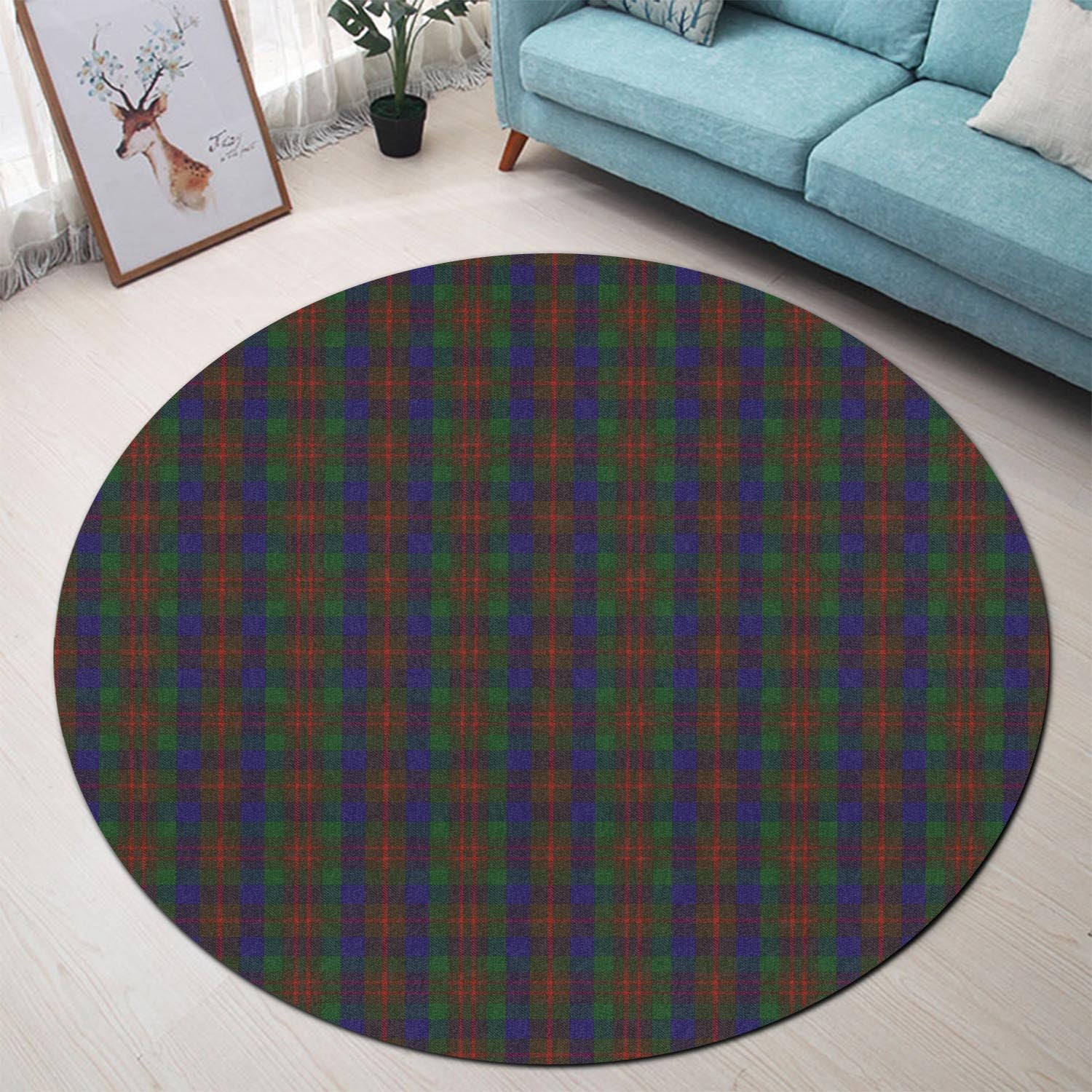 Dorward Tartan Round Rug - Tartan Vibes Clothing