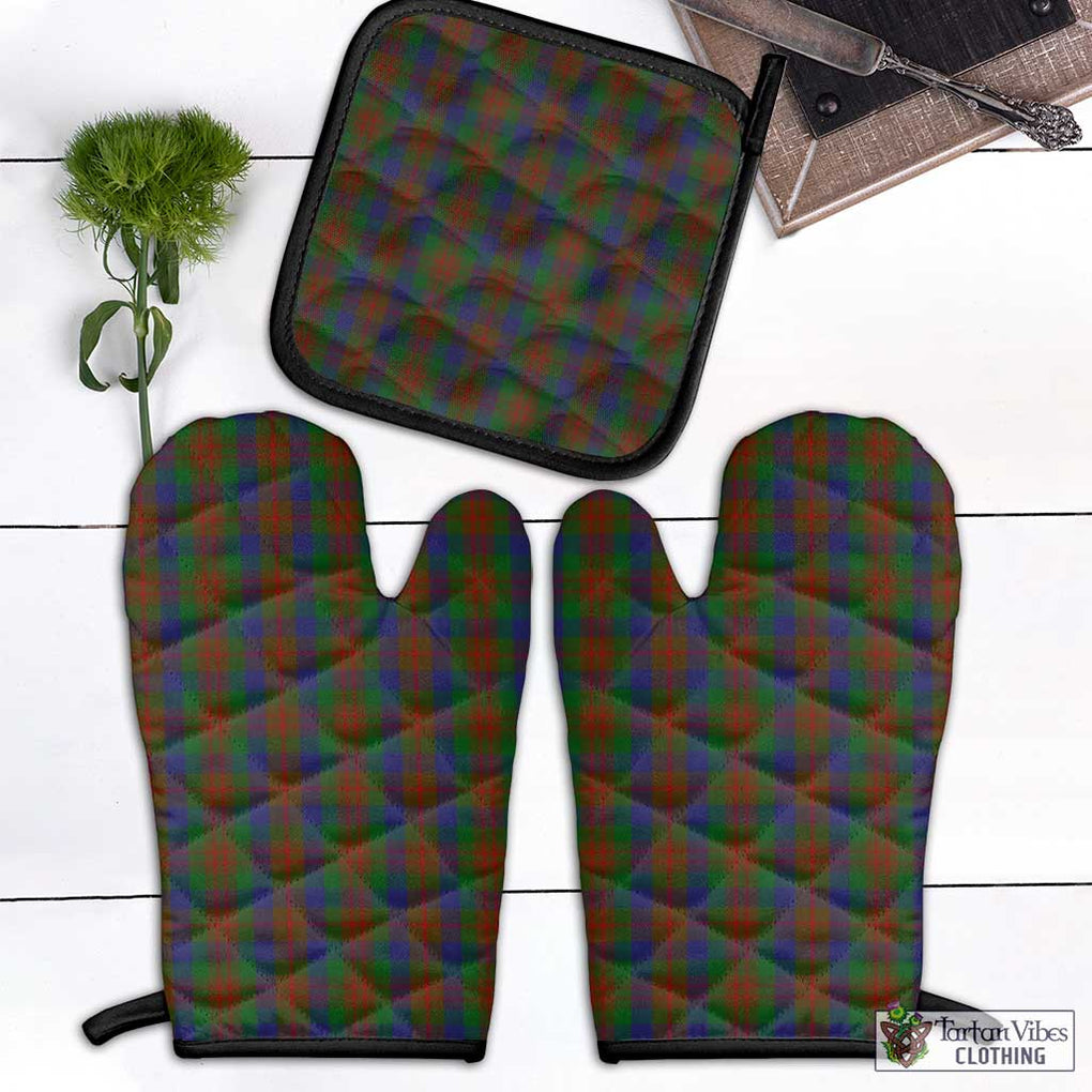 Dorward Tartan Combo Oven Mitt & Pot-Holder Black - Tartan Vibes Clothing