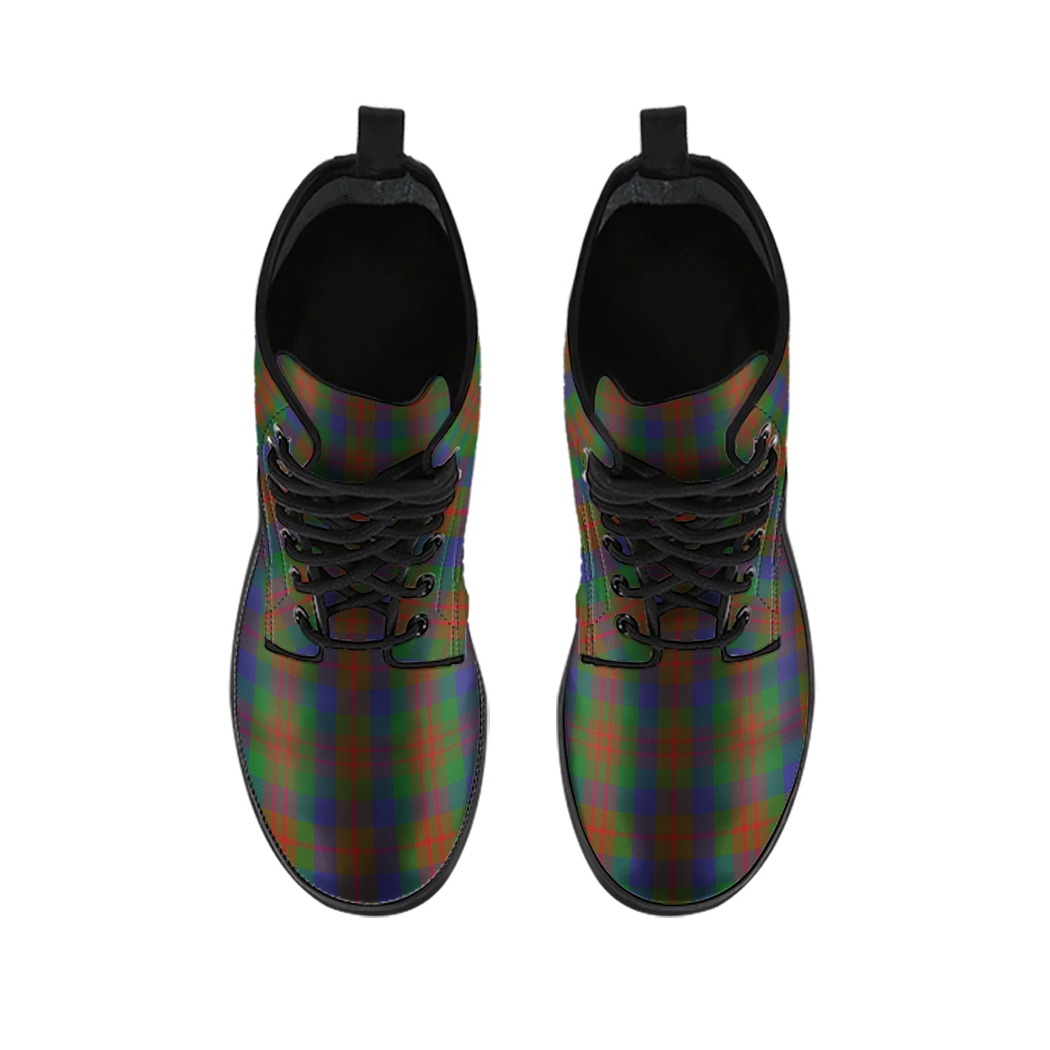 Dorward Tartan Leather Boots - Tartan Vibes Clothing