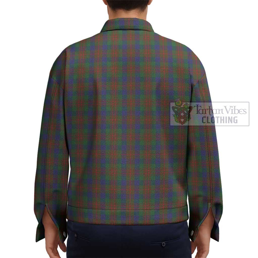 Dorward Tartan Unisex Lapel Cotton Jacket - Tartan Vibes Clothing