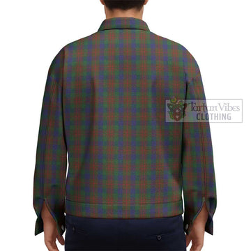 Dorward Tartan Unisex Lapel Cotton Jacket - Tartan Vibes Clothing