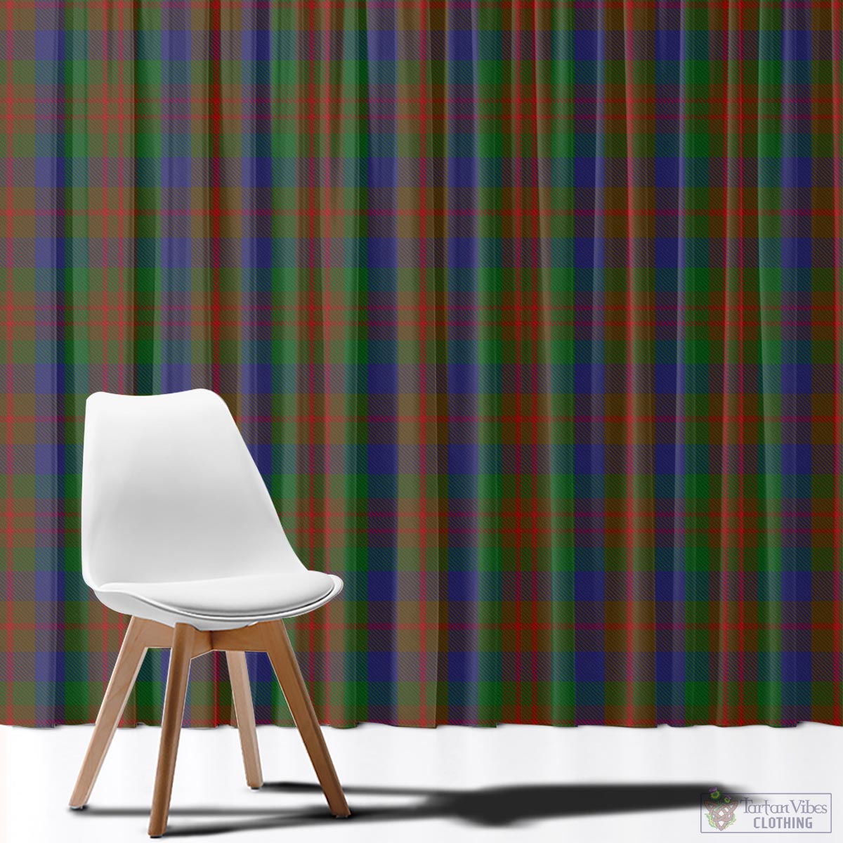 Dorward Dogwood Tartan Window Curtain