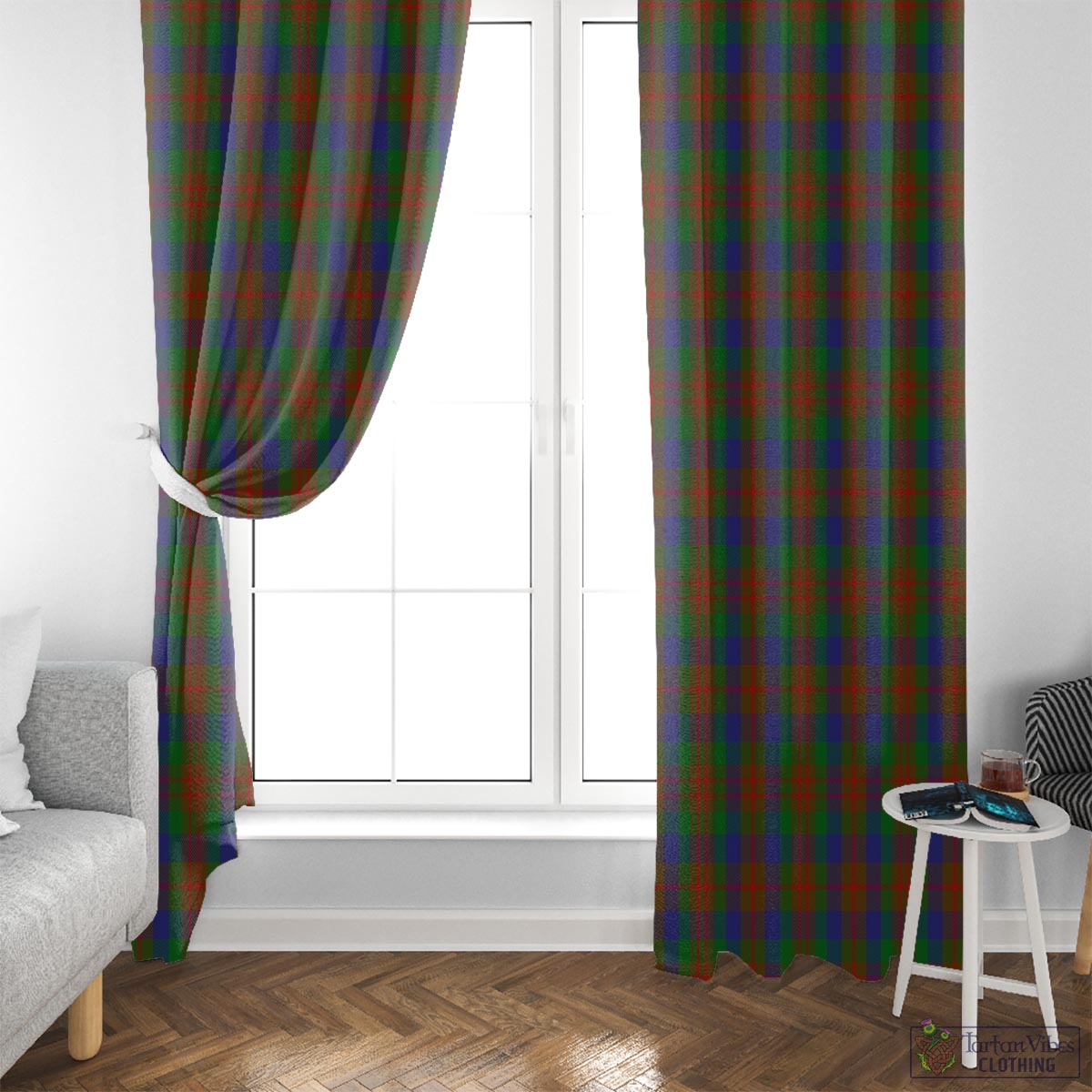 Dorward Dogwood Tartan Window Curtain
