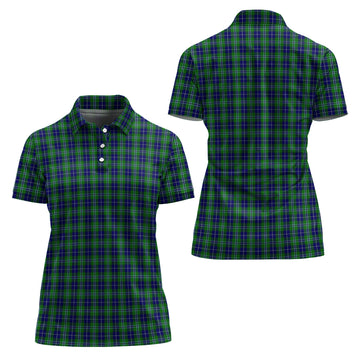 Douglas Tartan Polo Shirt For Women