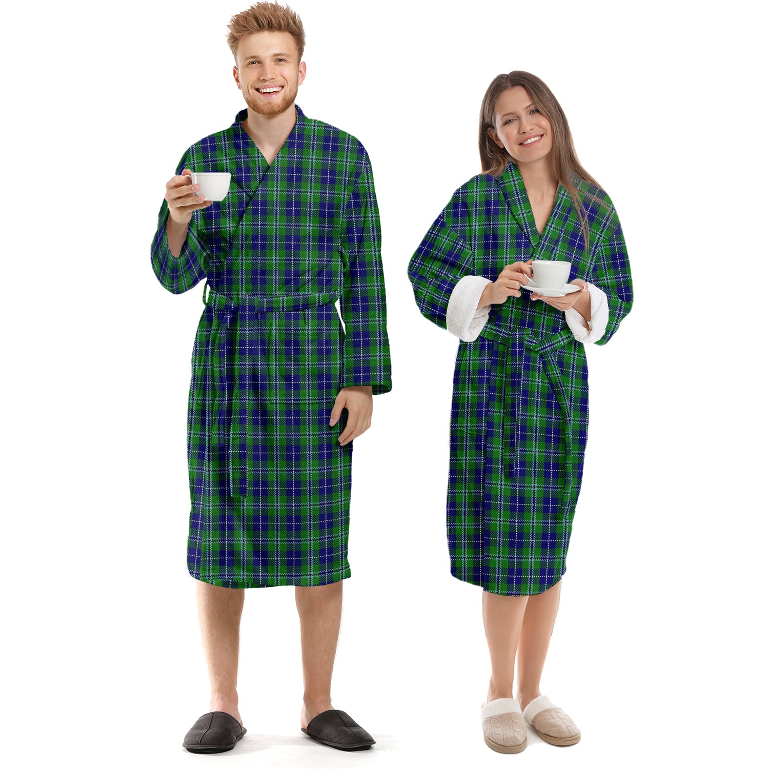 Douglas Tartan Bathrobe Unisex S - Tartan Vibes Clothing