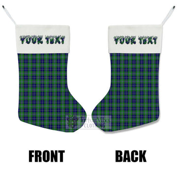 Tartan Vibes Clothing Douglas Tartan Christmas Stocking with Personalized Text