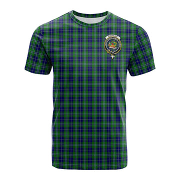 Douglas Tartan T-Shirt with Family Crest
