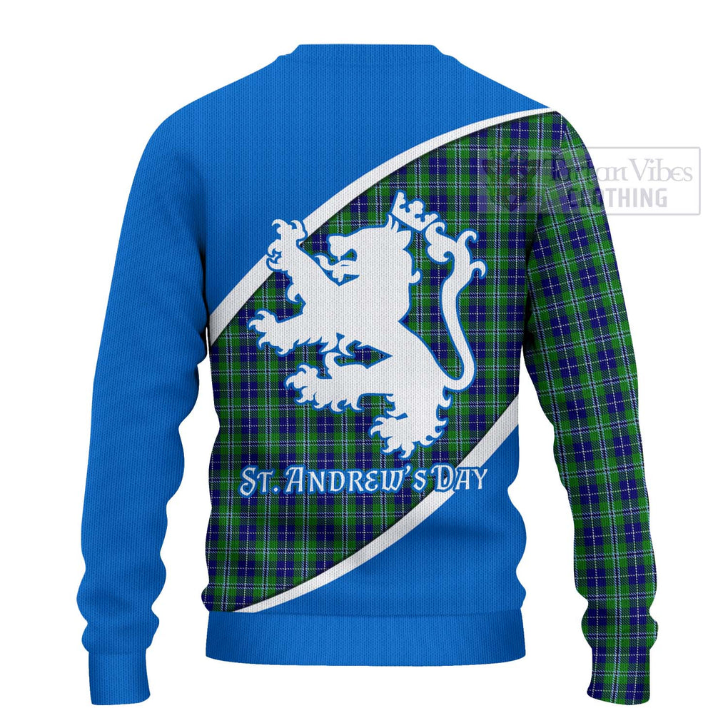 Tartan Vibes Clothing Douglas Family Crest Tartan Knitted Sweater Celebrate Saint Andrew's Day in Style