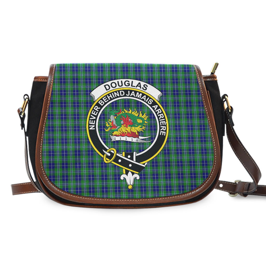 Douglas Tartan Saddle Bag with Family Crest - Tartan Vibes Clothing