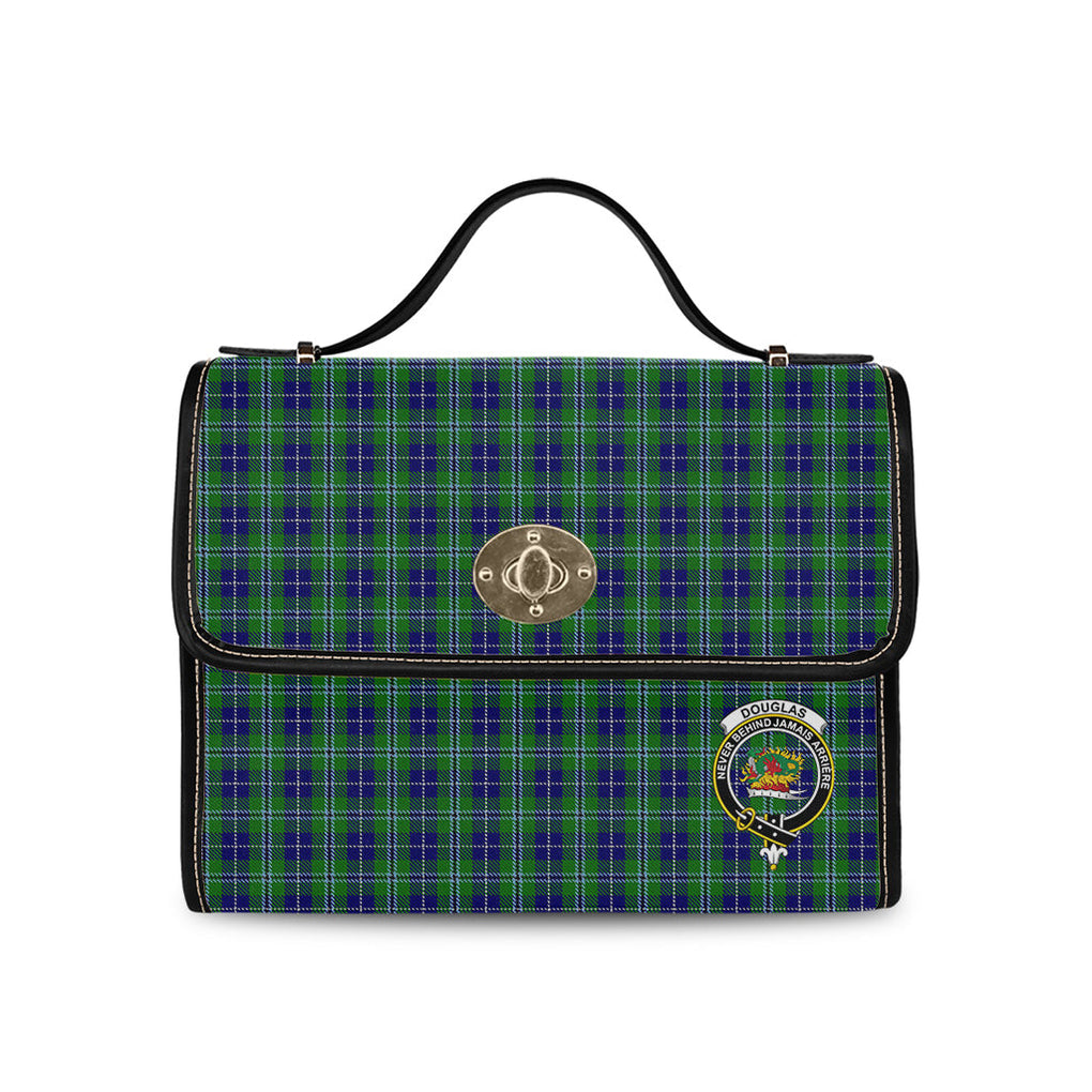douglas-tartan-leather-strap-waterproof-canvas-bag-with-family-crest