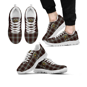 Douglas Ancient Dress Tartan Sneakers with Family Crest