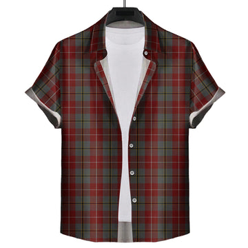 douglas-ancient-red-tartan-short-sleeve-button-down-shirt