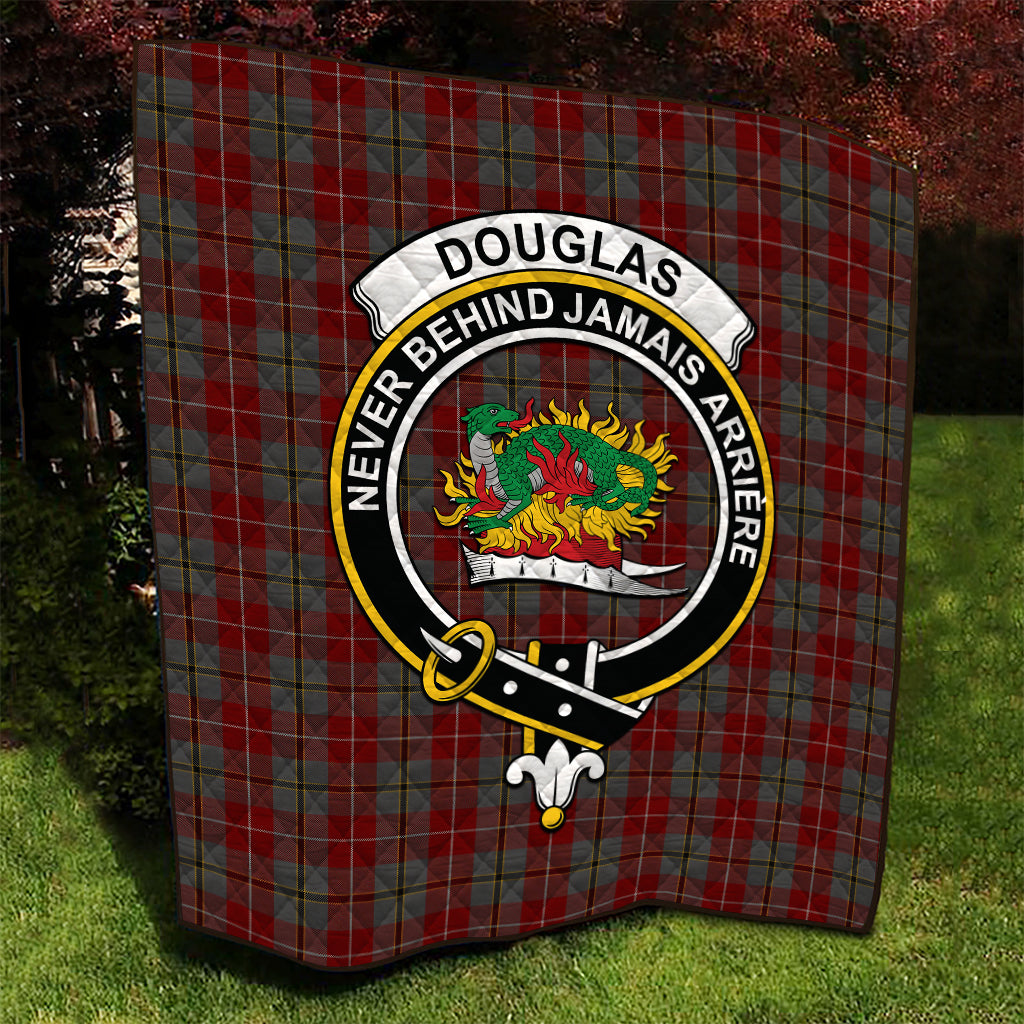 douglas-ancient-red-tartan-quilt-with-family-crest