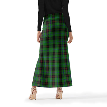 Douglas Black Tartan Womens Full Length Skirt