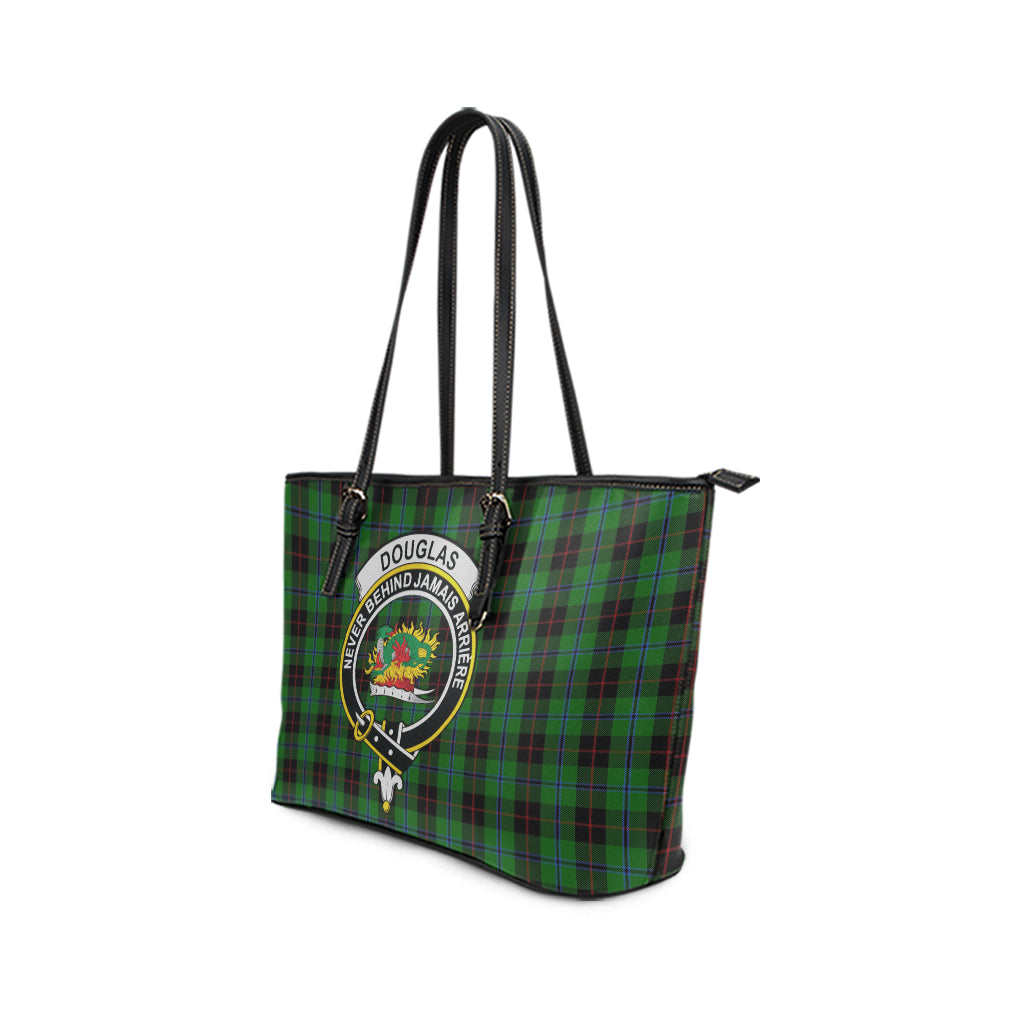 douglas-black-tartan-leather-tote-bag-with-family-crest