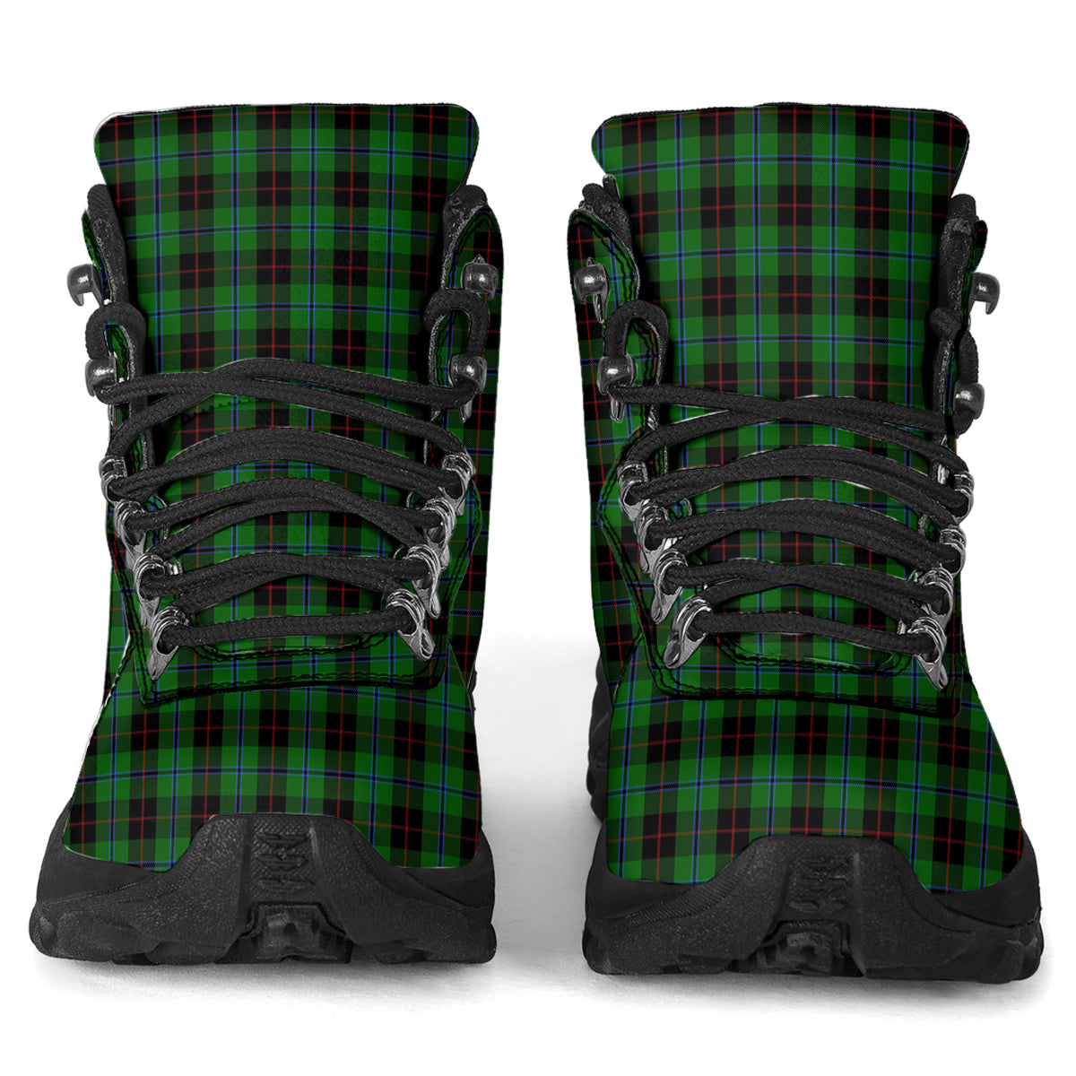 Douglas Black Tartan Alpine Boots - Tartanvibesclothing
