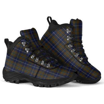 Douglas Brown Tartan Alpine Boots