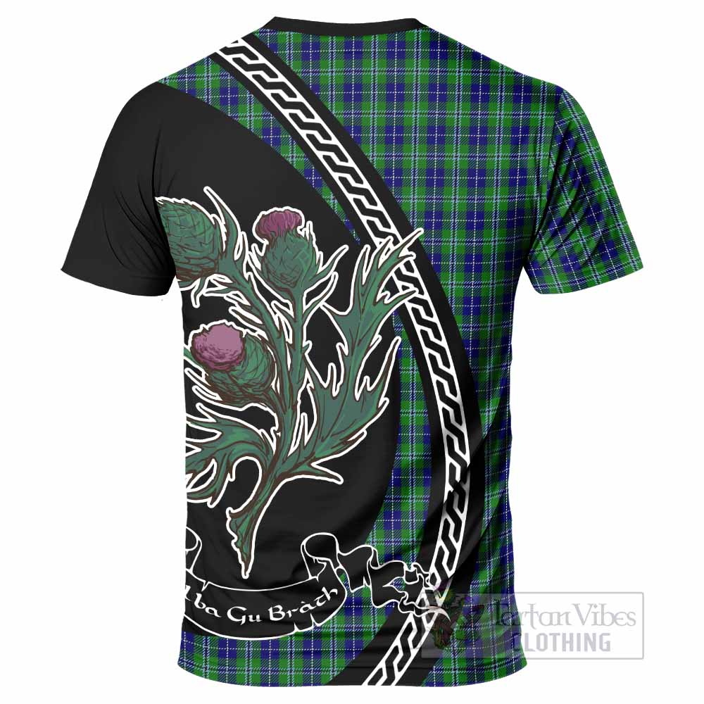 Douglas Family Crest Tartan T-Shirt Alba Thistle Inspired - Tartan Vibes Clothing