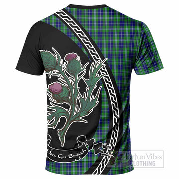 Douglas Family Crest Tartan T-Shirt Alba Thistle Inspired - Tartan Vibes Clothing