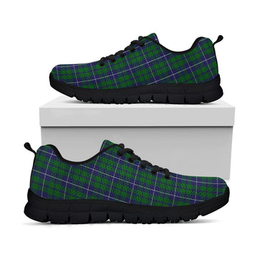 Douglas Green Tartan Sneakers
