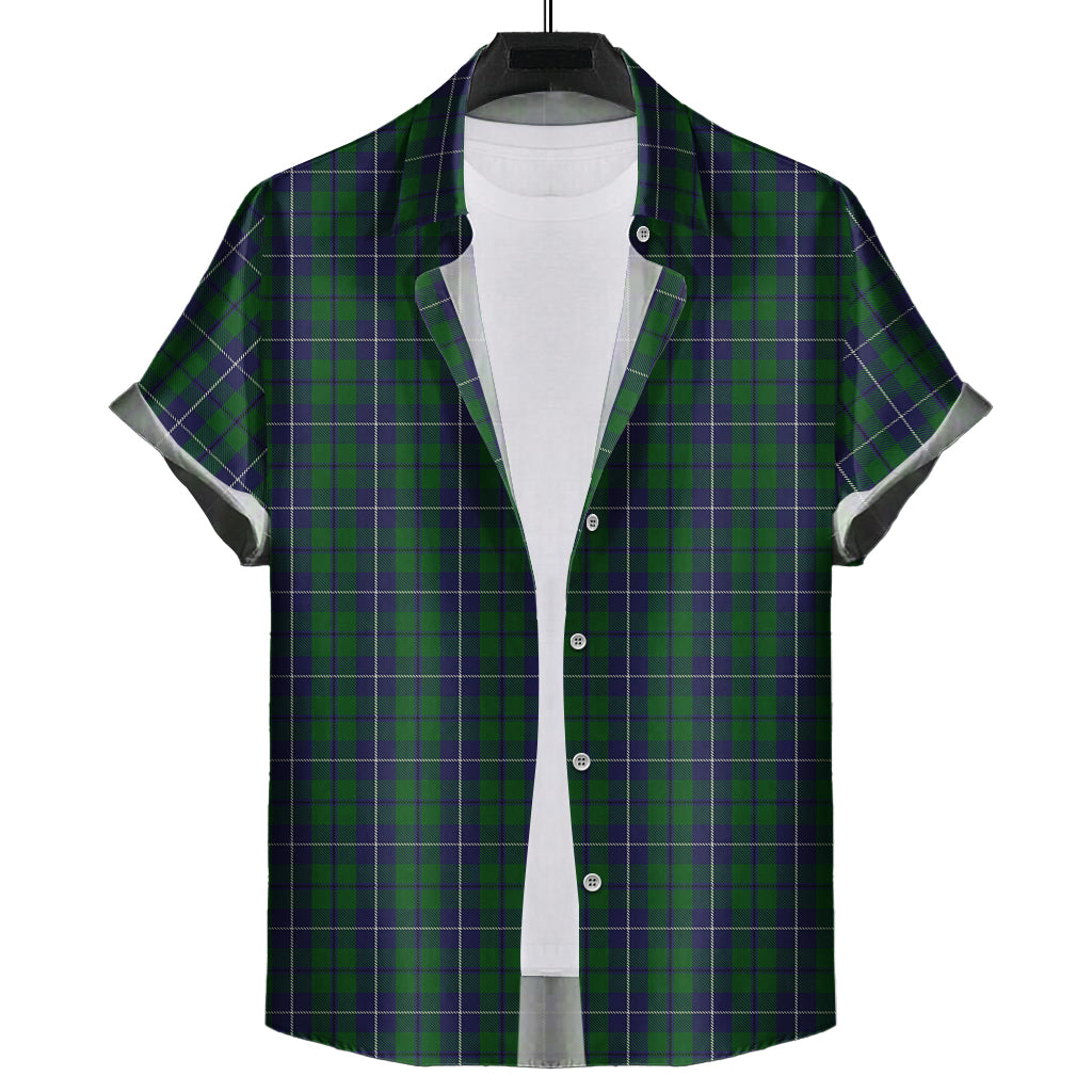 douglas-green-tartan-short-sleeve-button-down-shirt