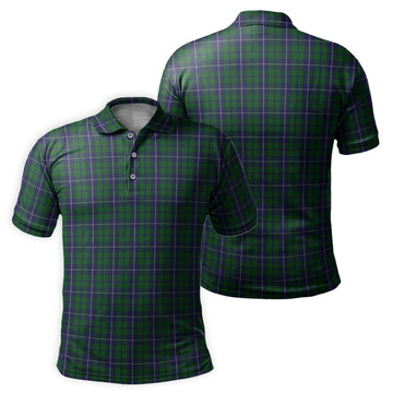 Douglas Green Tartan Mens Polo Shirt