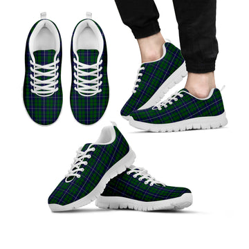 Douglas Green Tartan Sneakers