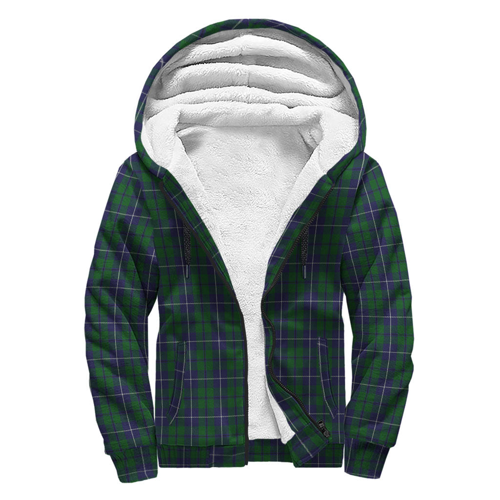 douglas-green-tartan-sherpa-hoodie-with-family-crest