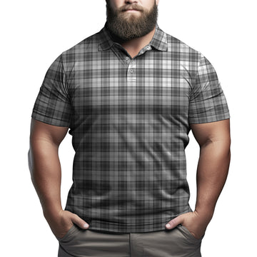 douglas-grey-modern-tartan-mens-polo-shirt-tartan-plaid-men-golf-shirt-scottish-tartan-shirt-for-men