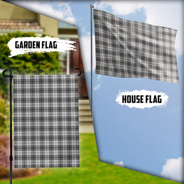 Douglas Grey Modern Tartan Flag