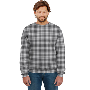 Douglas Grey Modern Tartan Sweatshirt
