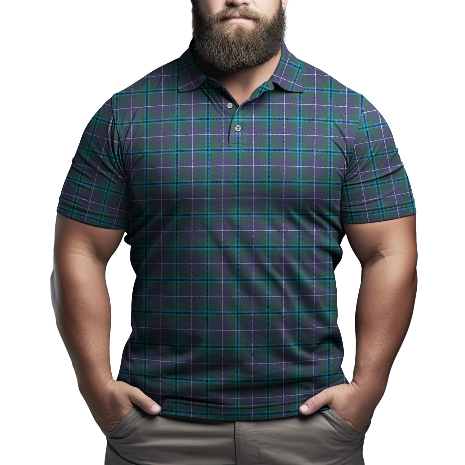 douglas-modern-tartan-mens-polo-shirt-tartan-plaid-men-golf-shirt-scottish-tartan-shirt-for-men