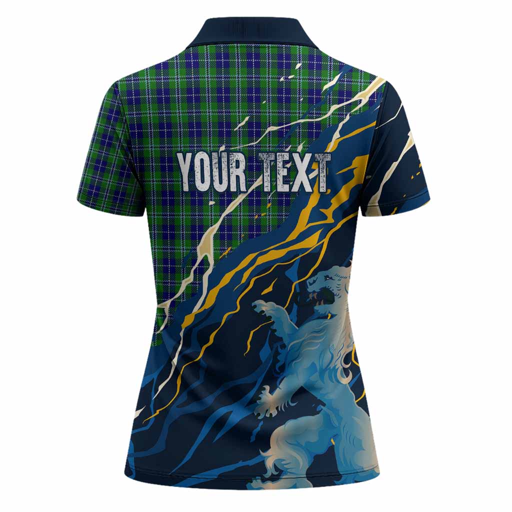 Douglas Scotland Tartan Women Polo Shirt WC2026 Football - We'll Be Coming